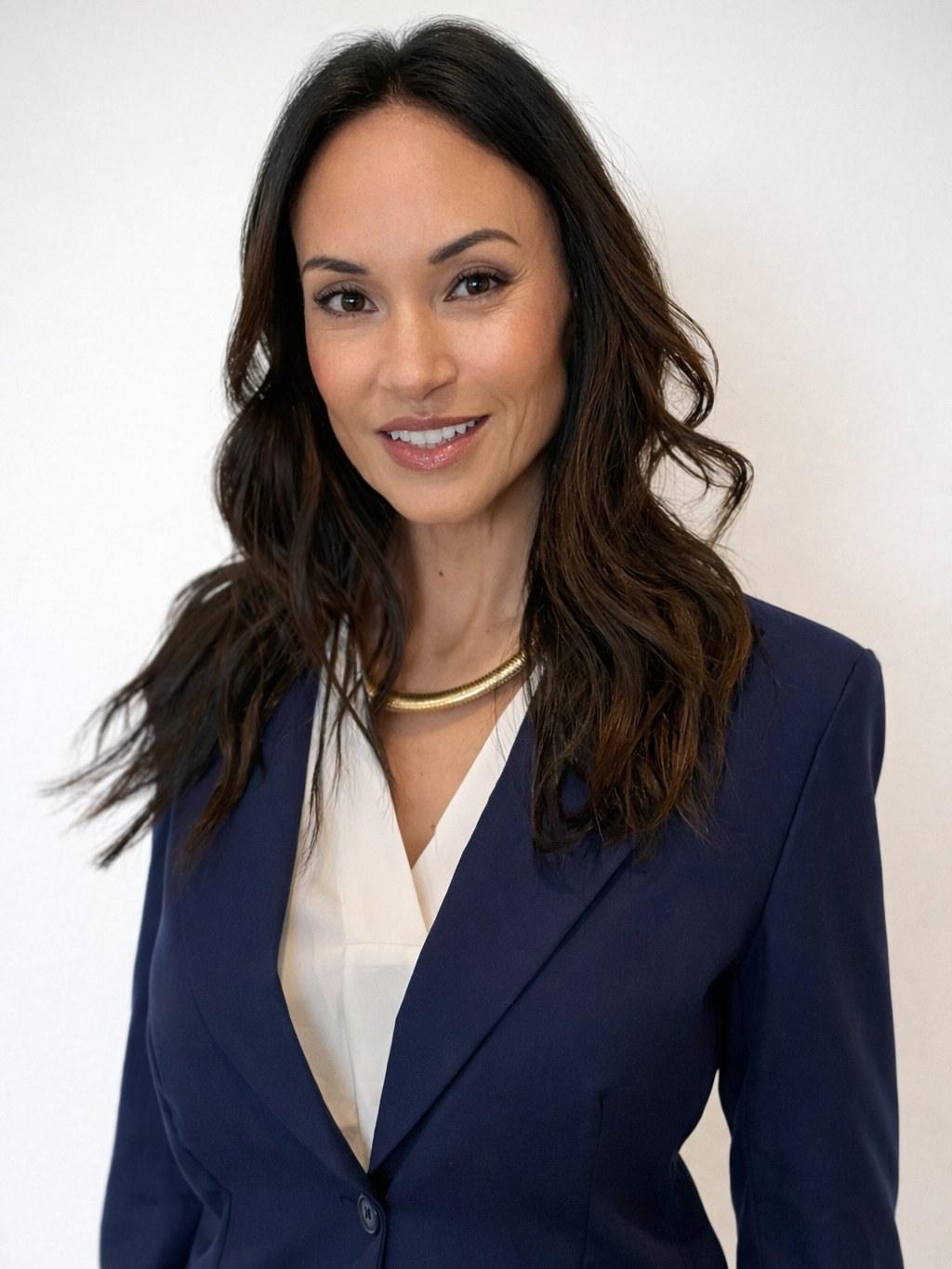 Professional headshot makeup by Xander Tang, camera-tested, Los Angeles
