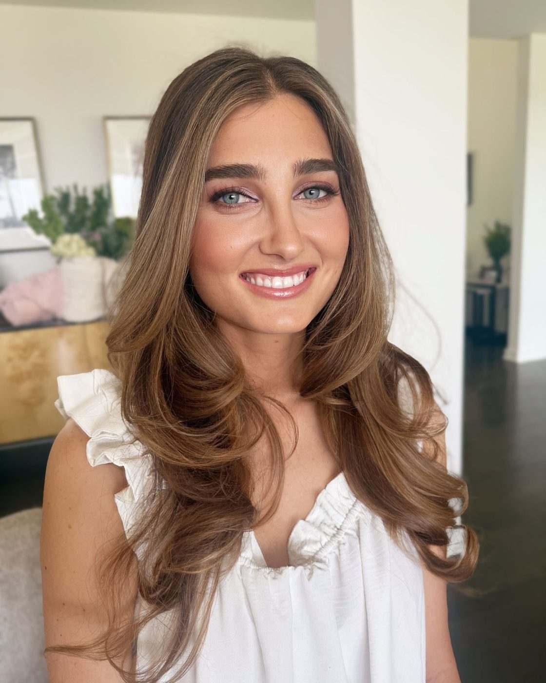Natural glam bridal makeup by Xander Tang, soft daylight portrait